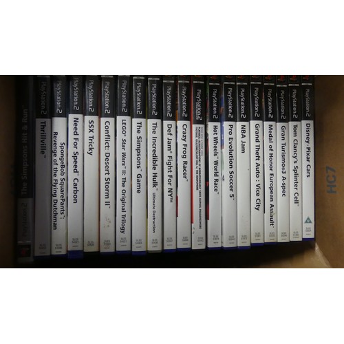 295 - PS2 & 2 Boxes Of Games