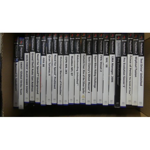 295 - PS2 & 2 Boxes Of Games