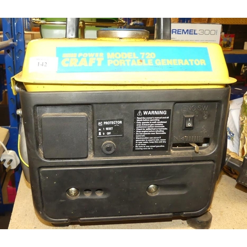 142 - Portable Generator.