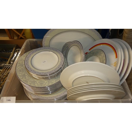 146 - Box - Part Noritake Dinner Service, etc