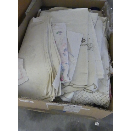 1038 - Box - Assorted Linen.