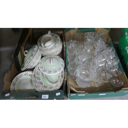 1056 - Two Boxes - Decorative Ceramics & Decorative Glassware