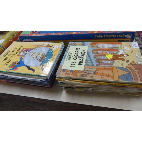 1121 - Assorted Vintage Tin Tin Annuals.