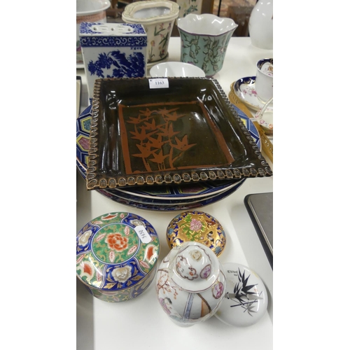 1163 - Assorted Oriental Ceramics, Vases etc.