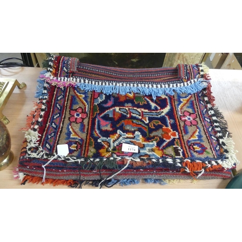 1174 - Eastern Carpet Saddle Bag.