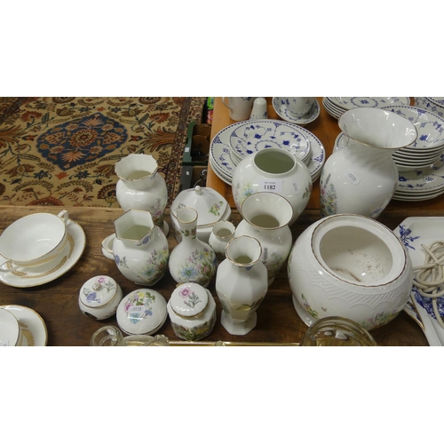 1182 - Collection of Aynsley Wild Tudor China.