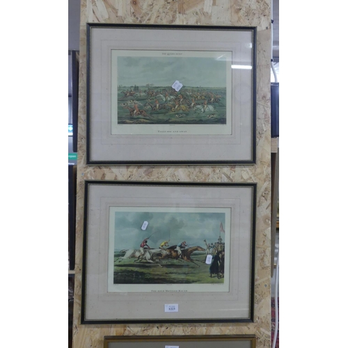 1223 - Two Vintage Sporting Prints - Horse Racing & Hunting.