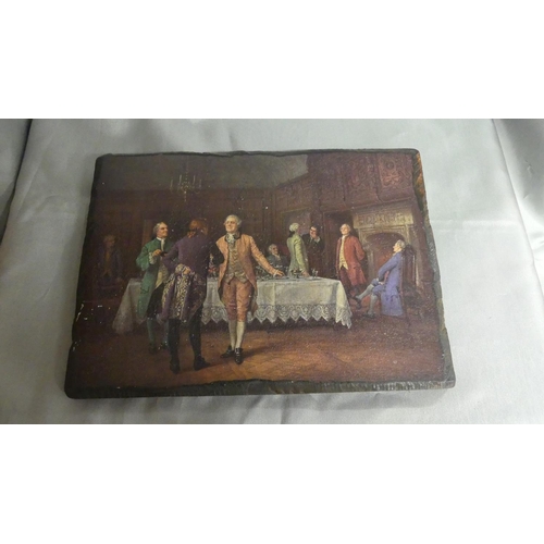 1260 - Reproduction Picture on Board Entitled 