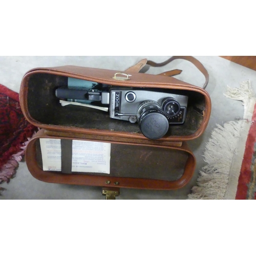 1268 - Vintage Japanese Kobayashi Kopil III AE 8mm Zoom Movie Camera.