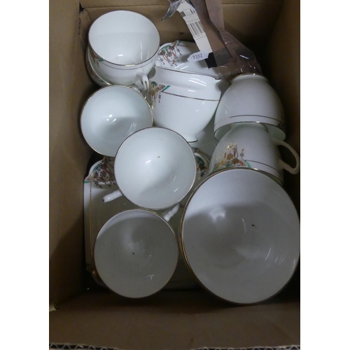 1334 - Box - Bone China Tea Set.