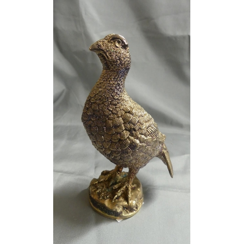 1353 - The Famous Grouse Resin Bird Ornament.