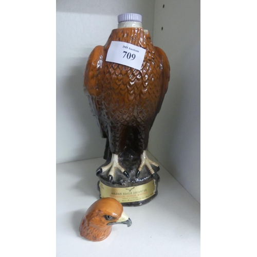 709 - Beswick Beneagles Scotch Whisky Golden Eagle Decanter (no contents).