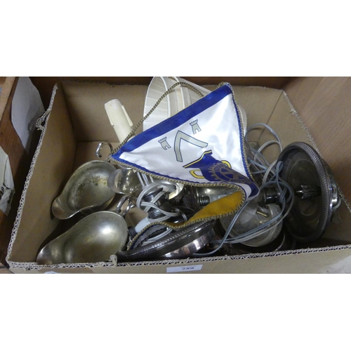 759 - Box - Silver Plated Items.