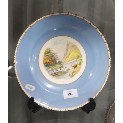 882 - Royal Crown Derby Bone China Cabinet Plate 