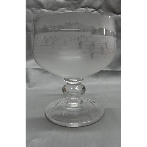 901 - Blairgowrie Curling Club Glass Trophy.