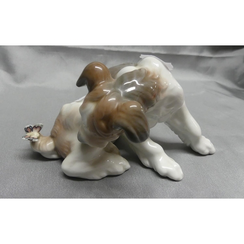 904 - Lladro Porcelain Dog.