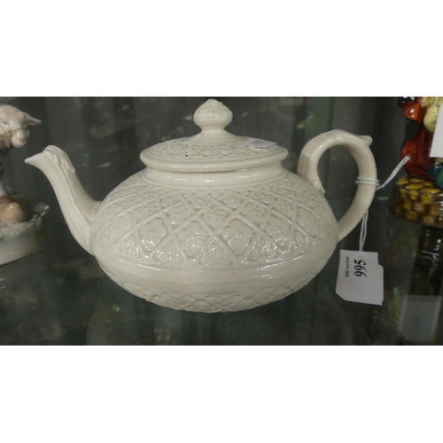 995 - Small Size 19th Century China Teapot.