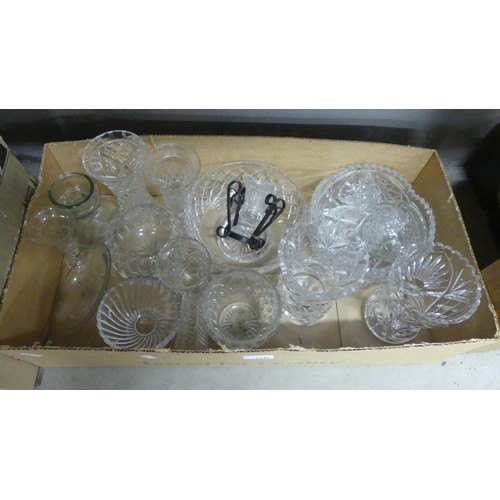 1335 - Large Box of Assorted Glass Ware