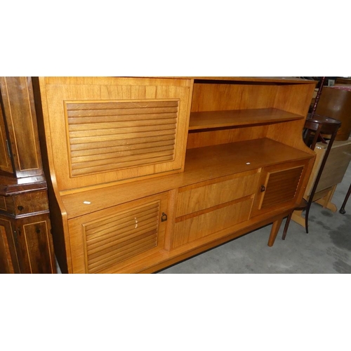 2627 - Teak 1970's High Back Sideboard