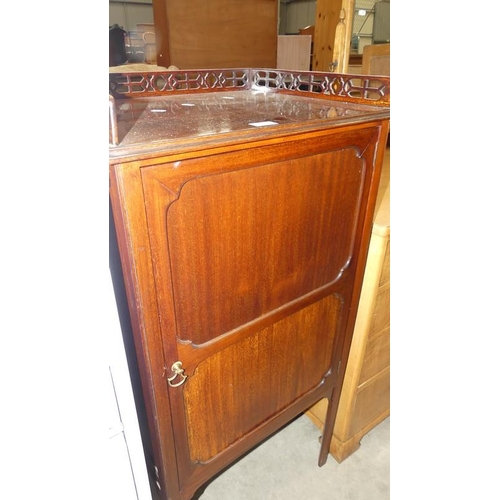 2682 - Mahogany Music Cabinet.