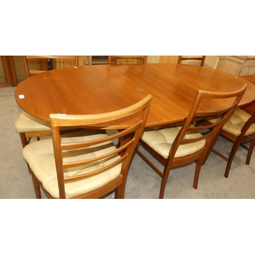 2689 - McIntosh Teak Extending Dining Table & 6 Chairs.