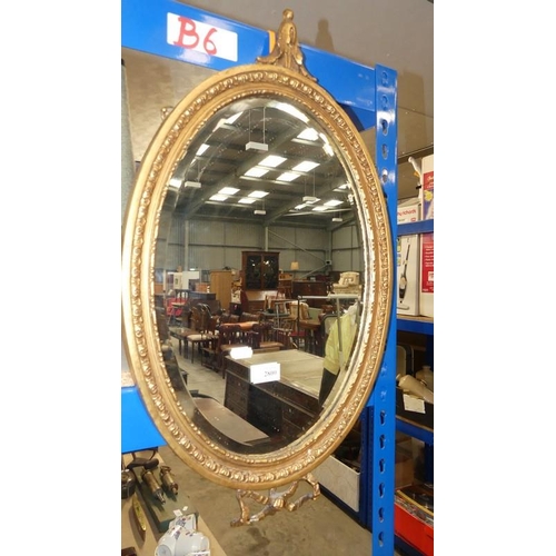 2800 - Gilt Framed Wall Mirror.