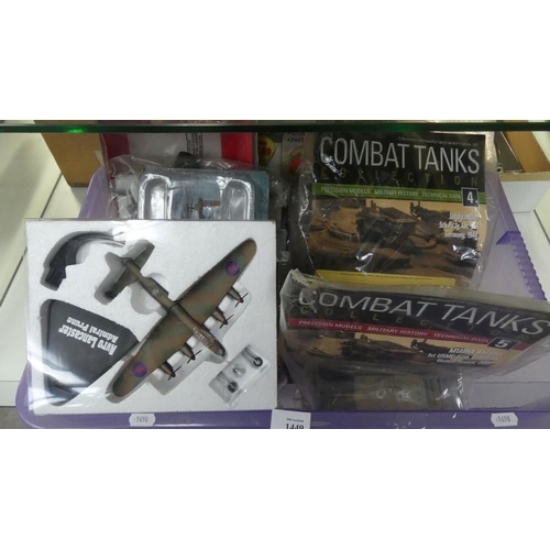 1449 - Box - Military Models - Aircraft, Tanks, Helicopter etc.