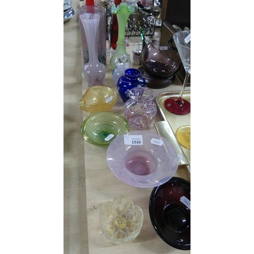 1510 - Collection of Art Glass Vases, Bowls etc.