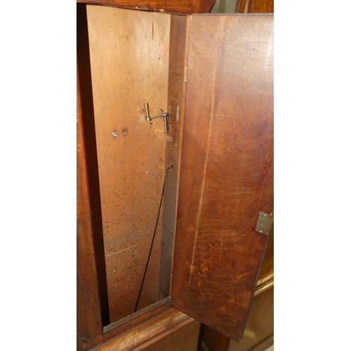 2729 - Mahogany Long Case Clock With Silver Dial by Andrew Millar of Edinburgh.