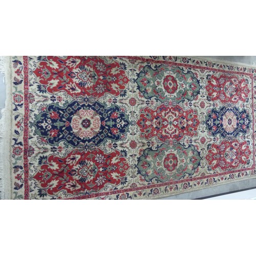 2016 - Machine Woven Persian Design Wool Rug - 104 x 200cm.