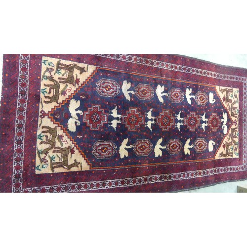 2020 - Modern Eastern Wool Rug - 106 x 206cm.