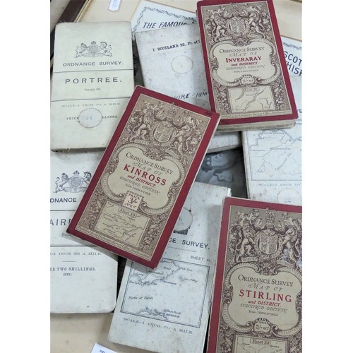 947 - Early Vintage OS Maps, Military Papers & Early Vintage Autograph Album.