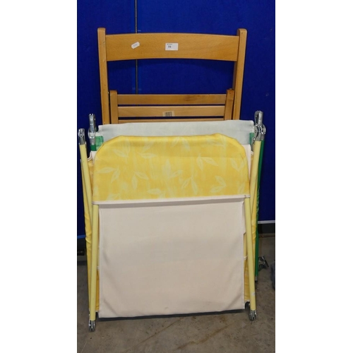 16 - Folding Chair & 2 Sun Loungers