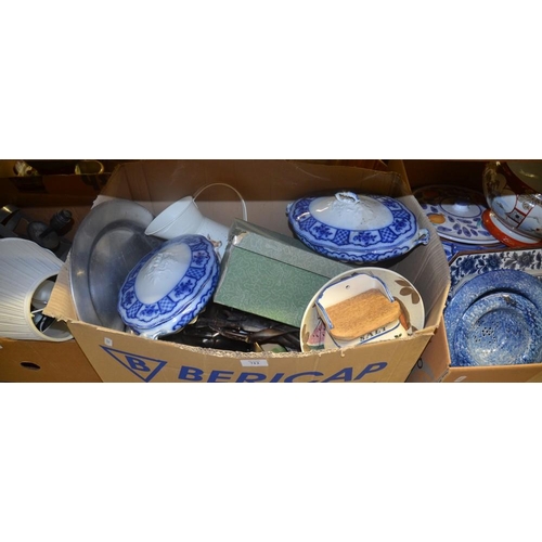 712 - 3 Boxes - Assorted China.