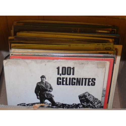 714 - Box Of Assorted LP Records.