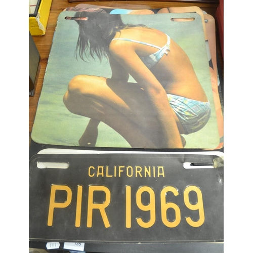 735 - Vintage Pirelli 1969 Calendar.