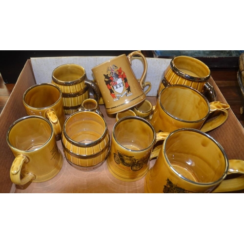 741 - Box - Assorted Wade Tankards.