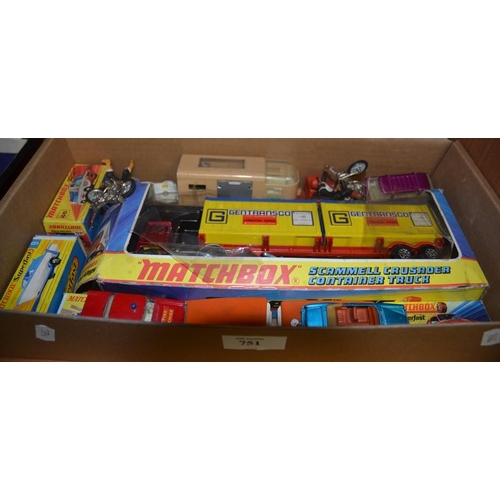 751 - Box - Assorted Matchbox Toys.