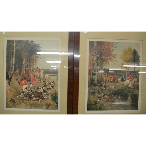 760 - 2 Prints - Hunting Scenes.