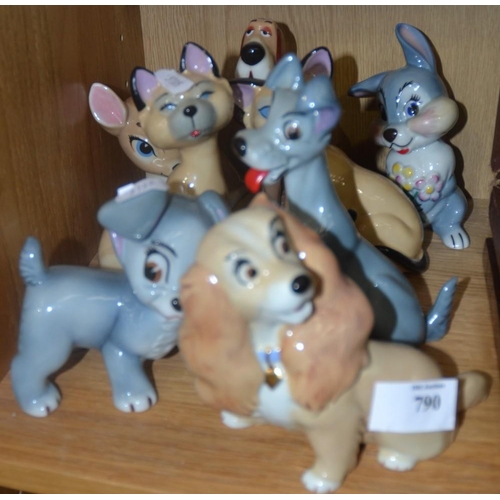 790 - Assorted Disney Figures.