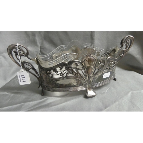 1013 - Art Nouveau WMF Silver Plated Jardiniere No 352