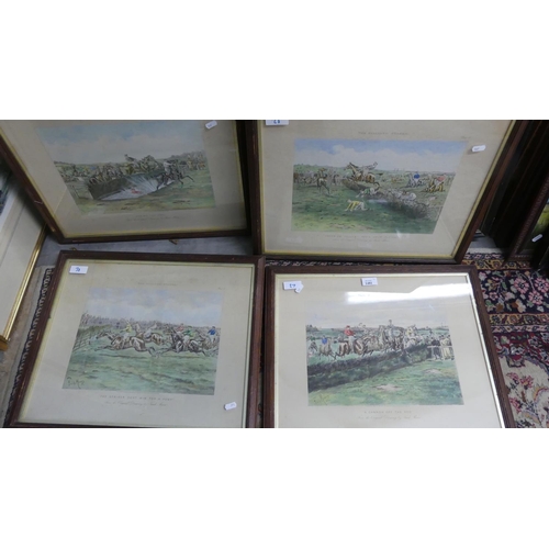 1481 - Set of Four Victorian Sporting Prints - entitled 