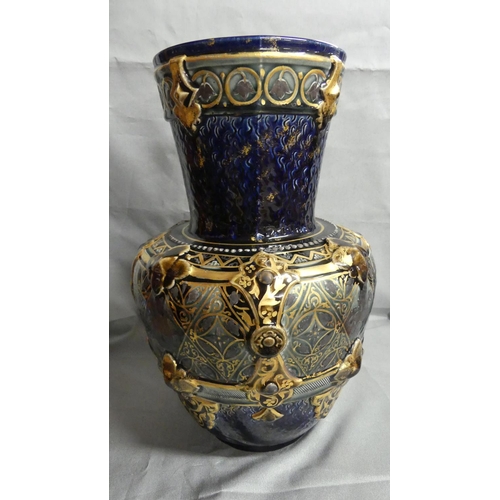 1520 - French Arts & Crafts Pottery Vase - Choisy le Roi, approx 30cm tall.