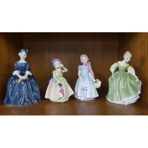 1531 - Four Small Royal Doulton Figures - 