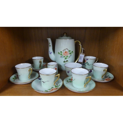 1532 - Pheonix English Bone China Coffee Set.