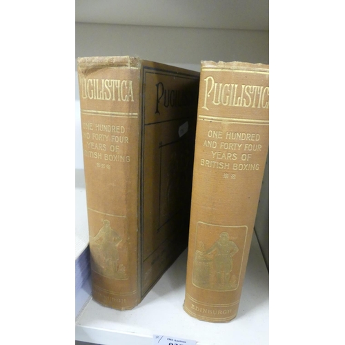 938 - Two Vols - Pugilistica 140 Years of British Boxing - 1880 Edition.