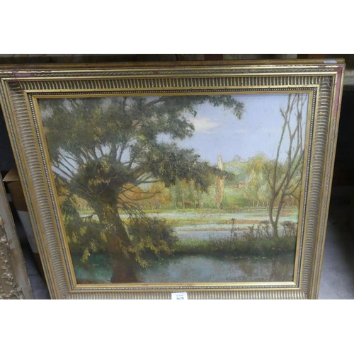 1628 - Framed Oil Painting - 