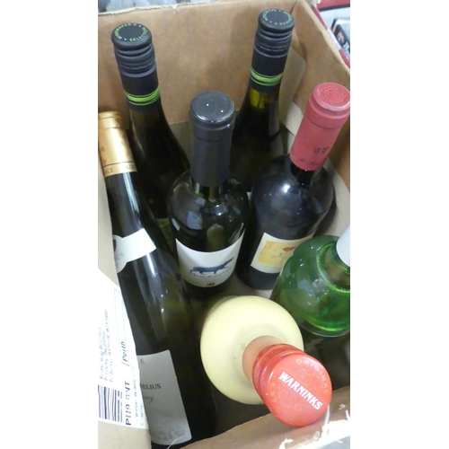 1726 - Box - Assorted White & Red Wines etc.