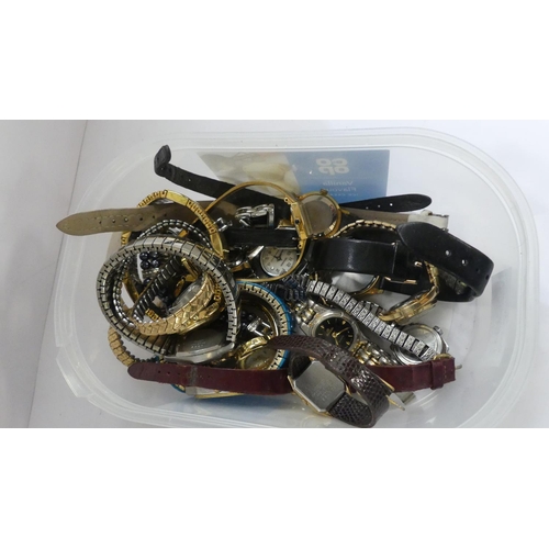 2166 - Box - Assorted Wristwatches.