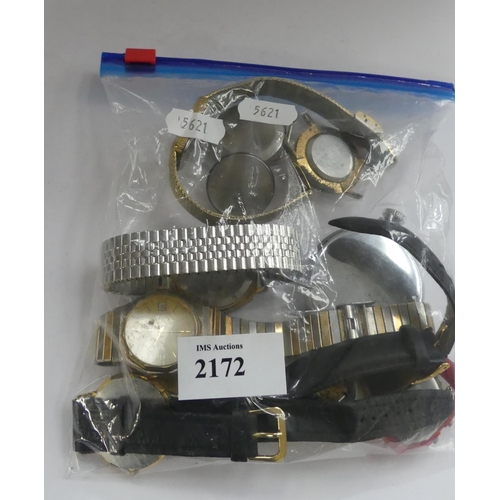 2172 - Box - Assorted Wrist & Pocket Watches.